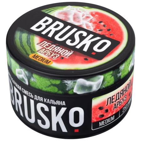 Смесь для кальяна BRUSKO MEDIUM – Ледяной арбуз 250 гр.