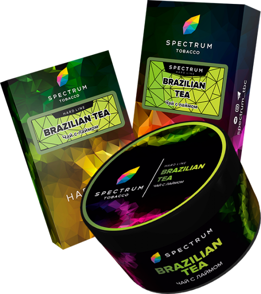 Табак для кальяна Spectrum Hard – Brazilian tea 40 гр.
