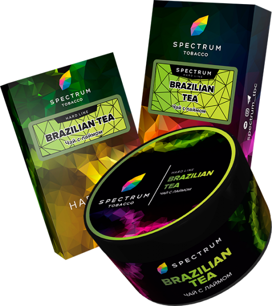 Табак для кальяна Spectrum Hard – Brazilian tea 100 гр.